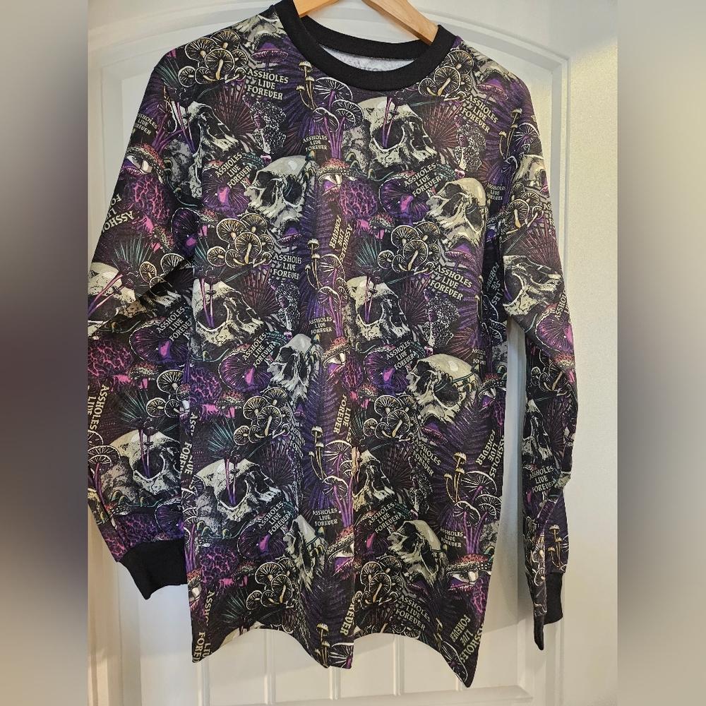 NWOT Assholes Live Forever L/S Tee- Medium